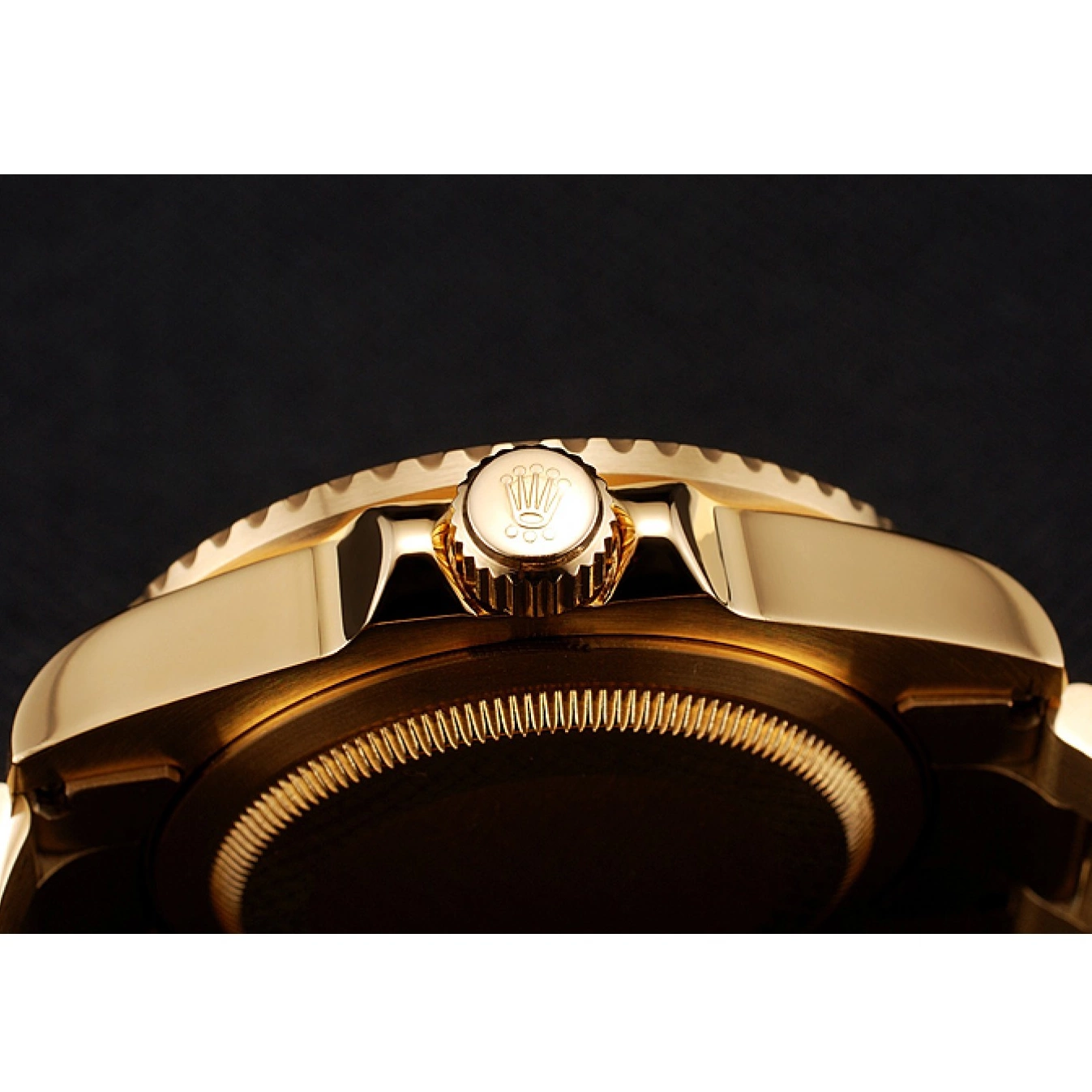 Best AAA Replica Sites II Gold Black Bezel Master Swiss Bracelet Gold Dial 1453749 GMT And Rolex Case 0711